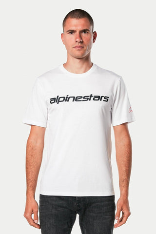 Alpinestars Linear Wordmark 2.0 Csf Tee - White-Red-Black