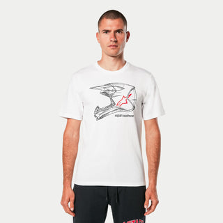 Alpinestars MX Helmet CSF Tee - White