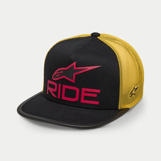 Alpinestars Ride 4.0 Trucker Hat - Black Yellow Red