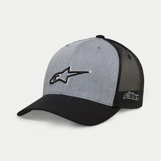 Alpinestars Ageless Outline Trucker Hat - Grey Heather/Black