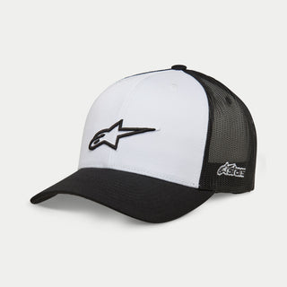 Alpinestars Ageless Outline Trucker Hat - White/Black