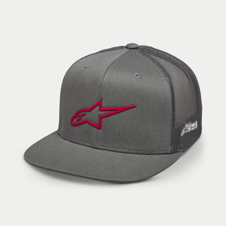 Alpinestars 3D Ageless Trucker Hat - Grey/Red