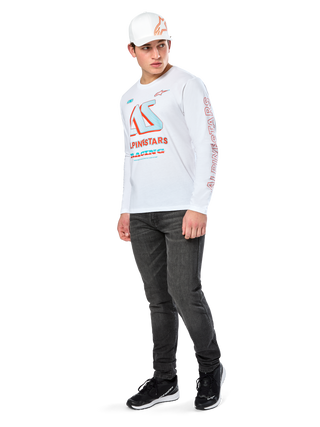 Alpinestars Ayess Long Sleeve CSF Tee - White
