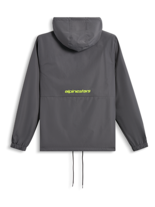 Alpinestars Speeder Chromium Windbreaker Jacket - Charcoal/High Vis Yellow