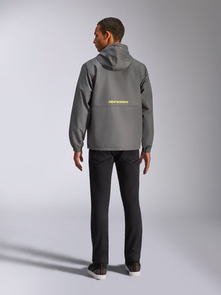 Alpinestars Speeder Chromium Windbreaker Jacket - Charcoal/High Vis Yellow