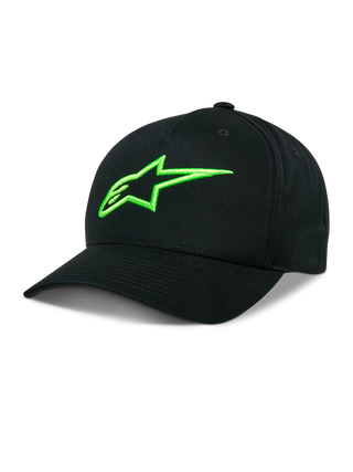 Alpinestars Ageless Snapback Hat - Black/Green