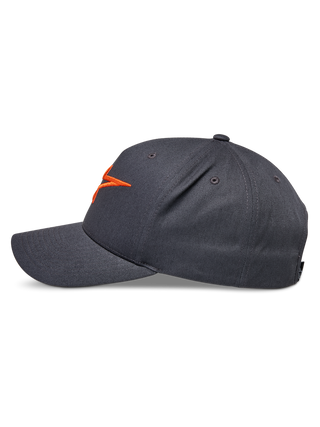 Alpinestars Ageless Snapback Hat - Charcoal/Orange