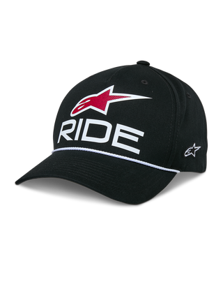 Alpinestars Ride Comp Snapback Hat - Black/White/Red