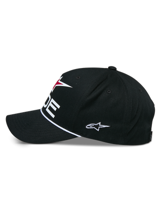 Alpinestars Ride Comp Snapback Hat - Black/White/Red