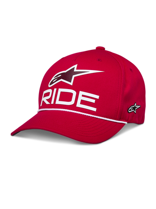 Alpinestars Ride Comp Snapback Hat - Red/White/Black