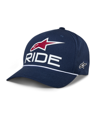 Alpinestars Ride Comp Snapback Hat - Navy/White/Red