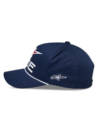Alpinestars Ride Comp Snapback Hat - Navy/White/Red