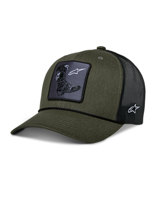 Alpinestars Booted Trucker Hat - Military Black