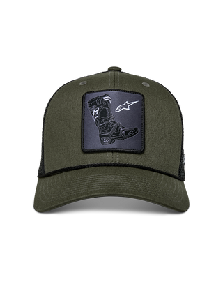 Alpinestars Booted Trucker Hat - Military Black