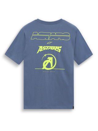 Alpinestars Bold Type Back Csf Ss Tee - Slate Blue