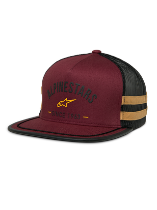 Alpinestars Backline Trucker Hat - Brick/Black Mustard