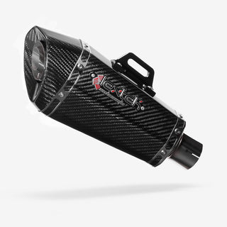 Lextek XP8C Carbon Fibre Exhaust System Low Level for Yamaha MT-07