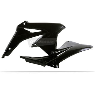 Polisport Radiator Scoops SUZ RMZ450 08-17 Black