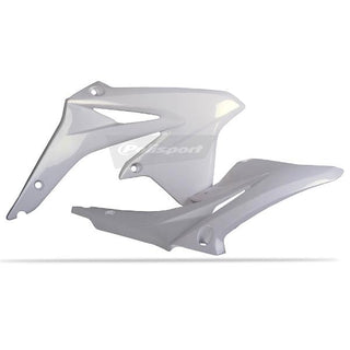 Polisport Radiator Scoops SUZ RMZ450 08-17 White