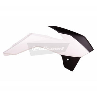 Polisport Radiator Scoops KTM85 SX 2013 White