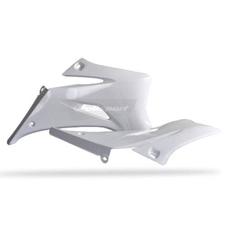 Polisport Radiator Scoops YAM YZ250/450F 06-09 White