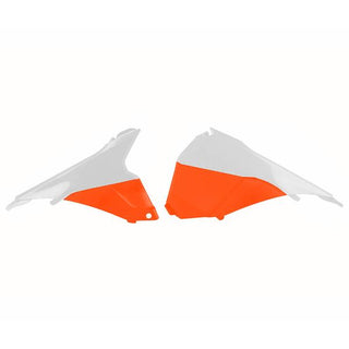 Polisport Air Box Covers KTM EXC/E White/Orange