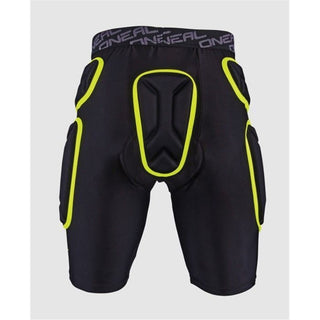 O'Neal Trail Adult Body Armour Pro Shorts - Lime/Black