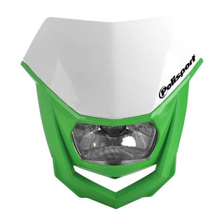 Polisport Headlight HALO Green/White