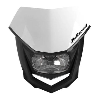 Polisport Headlight HALO Black/White