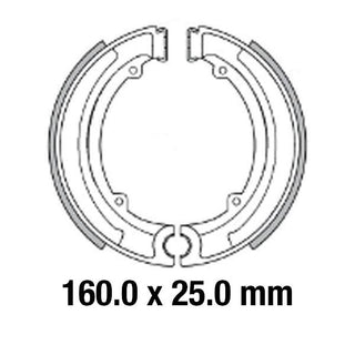 Ferodo 02-0978-00 Brake Shoe Set FSB978