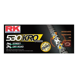 RK 530KRO x 120L O Ring Chain RL Gold