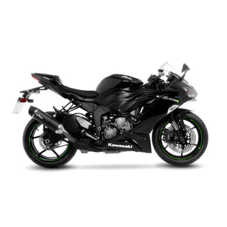 LeoVince LV One Evo Carbon Fiber Slip-On Exhaust Kawasaki Ninja ZX-6R 2019+