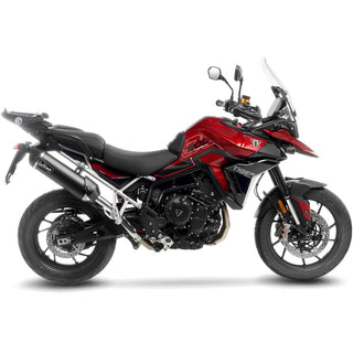 LeoVince LV One Evo Stainless Black Slip-On Exhaust Triumph Tiger 900 GT / Rally / Pro 2024+