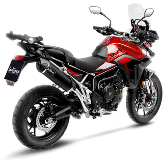 LeoVince LV One Evo Stainless Black Slip-On Exhaust Triumph Tiger 900 GT / Rally / Pro 2024+