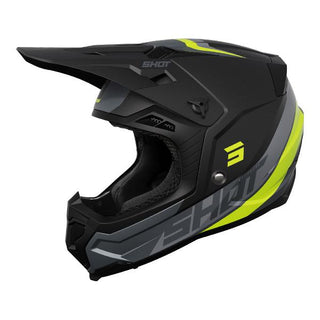 Shot Core Custom MIPS Full Face Helmet - Black/Neon Yellow
