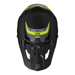 Shot Core Custom MIPS Full Face Helmet - Black/Neon Yellow