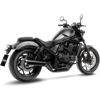 LeoVince Classic Racer Black Stainless Slip-On Exhaust Honda CMX1100 Rebel 2021+