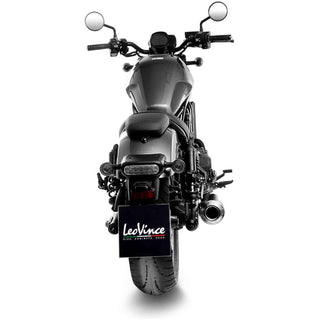 LeoVince Classic Racer Black Stainless Slip-On Exhaust Honda CMX1100 Rebel 2021+