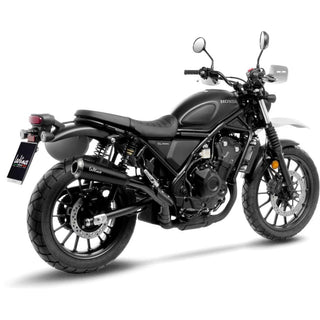 LeoVince Classic Racer Black Stainless Slip-On Exhaust Honda CL500 / SCL500 2023+