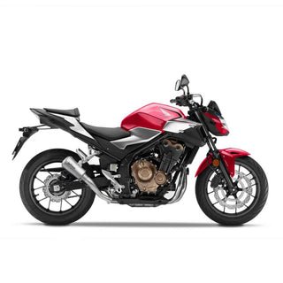 LeoVince LV-10 Stainless Steel Slip-On Exhaust Honda CB500F / Hornet / CB500X / CBR500R 2019+