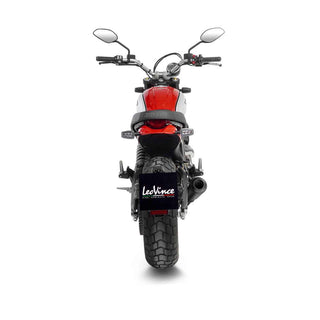 LeoVince LV-10 Full Black Slip-On Exhaust Ducati Scrambler 800 Icon & Dark 2021+