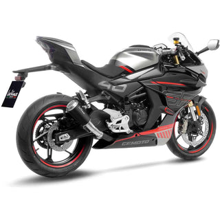 LeoVince LV-10 Stainless Black Slip-On Exhaust CFMOTO 450SR / 450SS 2023+