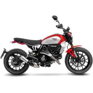 LeoVince LV-10 Slip-On Exhaust Stainless Steel For Ducati Scrambler 800 Icon / Full Throttle / Night Shift 2023-2024