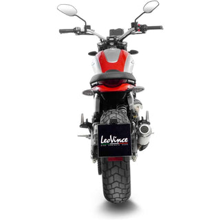LeoVince LV-10 Slip-On Exhaust Stainless Steel For Ducati Scrambler 800 Icon / Full Throttle / Night Shift 2023-2024