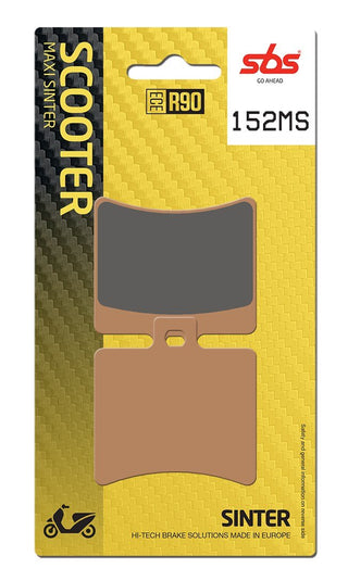 SBS Friction - Sinter Rear Scooter Brake Pads - 152MS