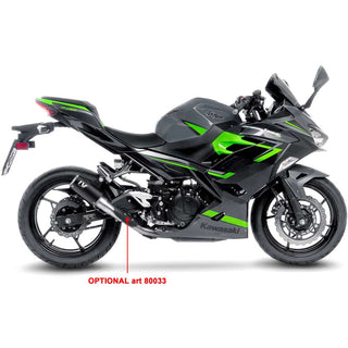 LeoVince LV Corsa-S Black Stainless Steel Slip-On Exhaust Kawasaki Ninja