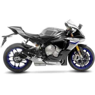 LeoVince LV Corsa Black Stainless Steel Slip-On Exhaust Yamaha YZF-R1M 2020+