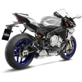 LeoVince LV Corsa Black Stainless Steel Slip-On Exhaust Yamaha YZF-R1M 2020+