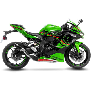 LeoVince LV Corsa-S Stainless Black Slip-On Exhaust Kawasaki Ninja ZX-4R / ZX-4RR 2024+