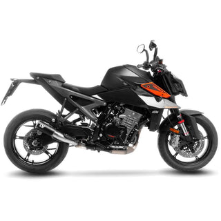 LeoVince LV Corsa-S Black Stainless Steel Slip-On Exhaust KTM 990 Duke & Duke R